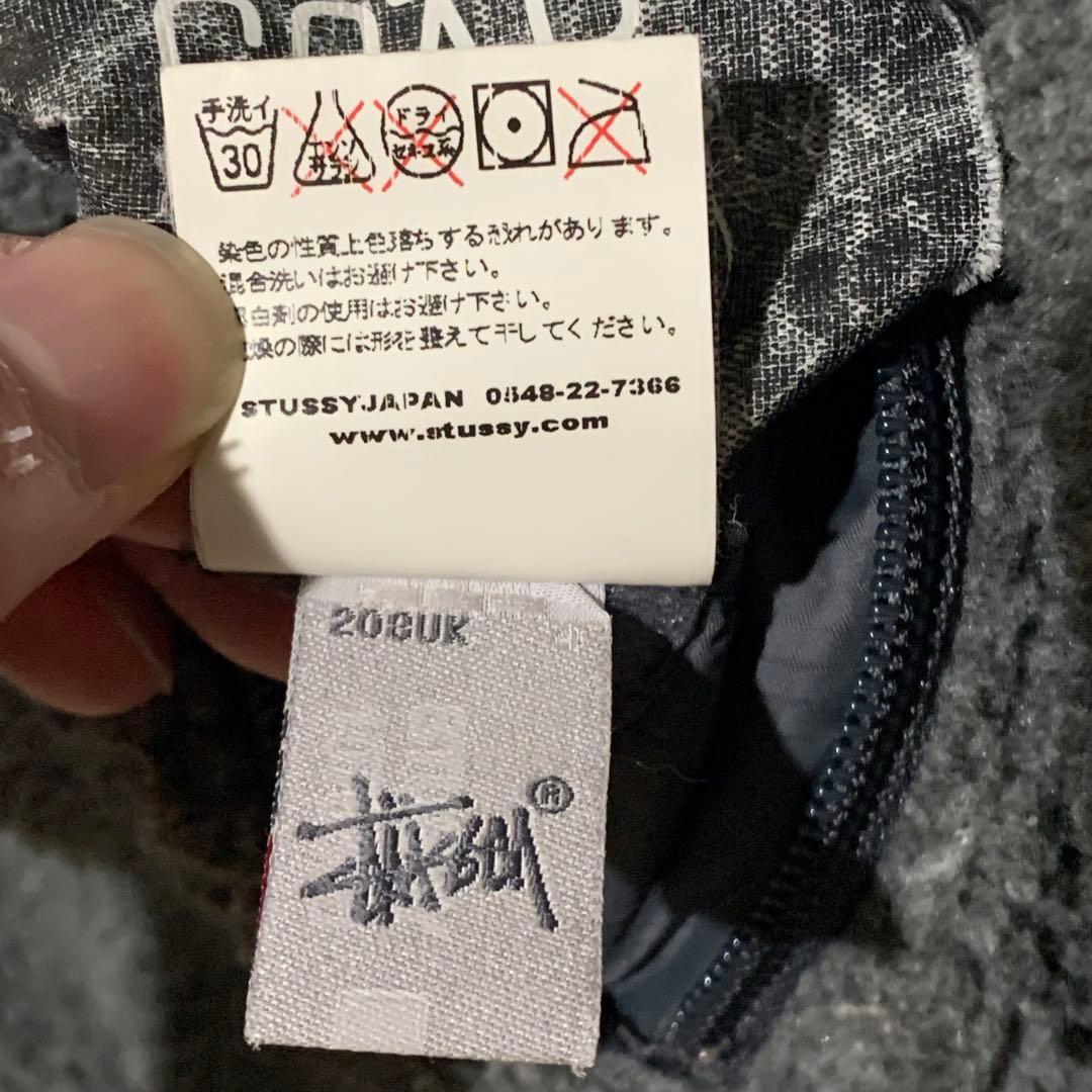寿*司様 00s old stussy ボアリバーシブルジャケット モノグラム