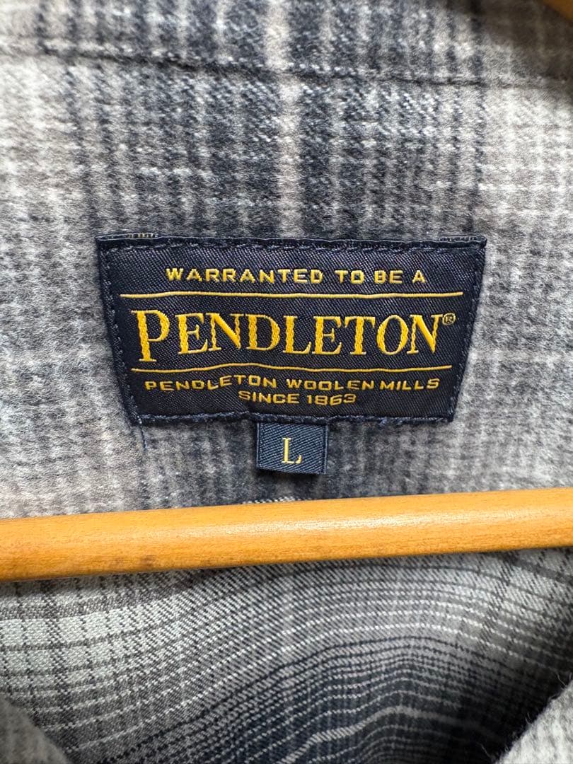Pendleton 長袖ネルシャツ Lサイズ　ボードシャツ