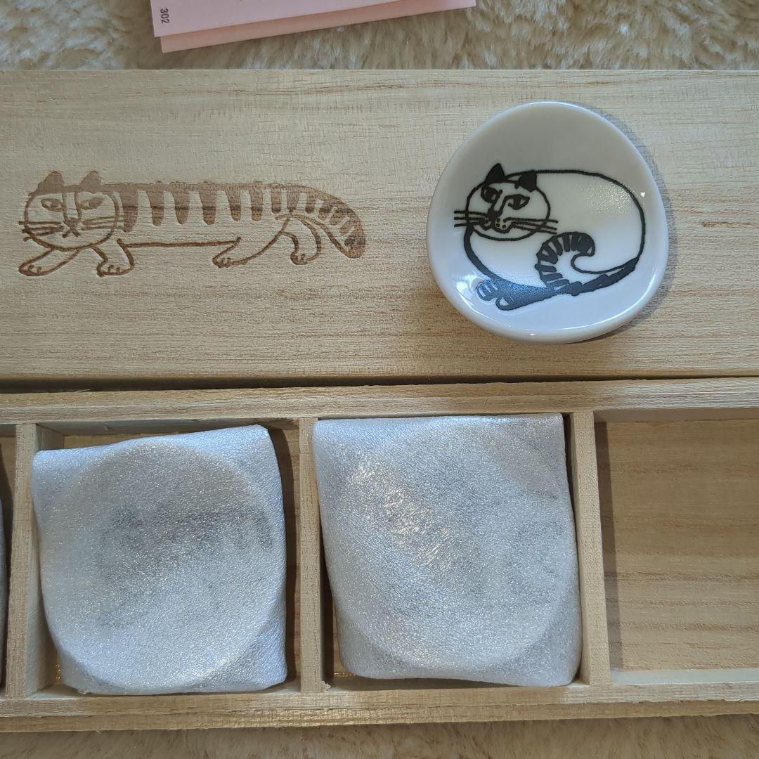 (ΦωΦ)猫デザインの磁器箸置きセット