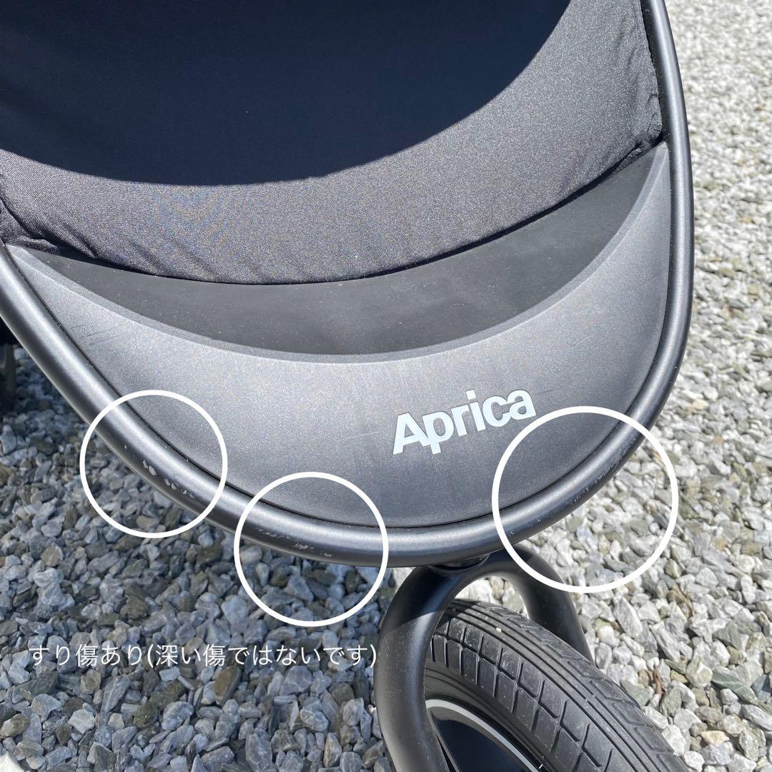 【美品】Aprica スムーヴプレミアム ベビーカー レインカバー付き