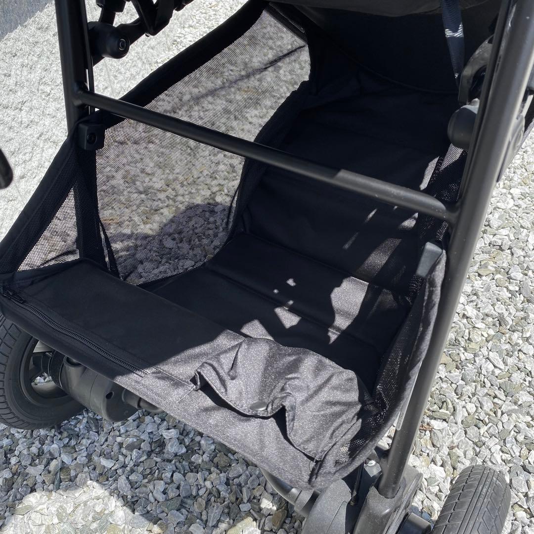 【美品】Aprica スムーヴプレミアム ベビーカー レインカバー付き