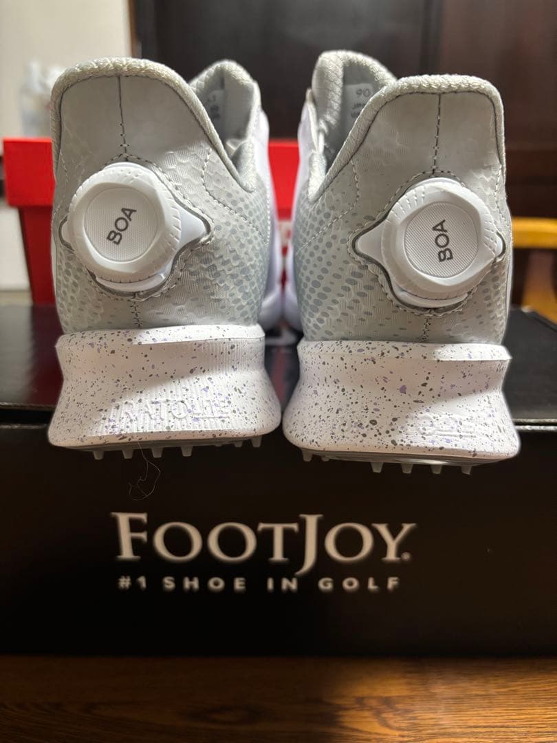 新品 FootJoy ゴルフシューズ BOAシステム ホワイト/グレー
