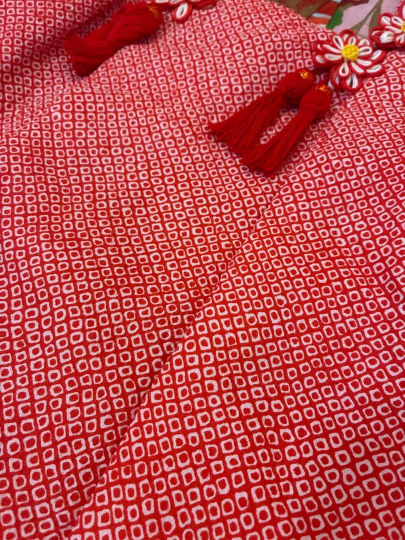 3歳七五三用 アンティーク着物と被布セット