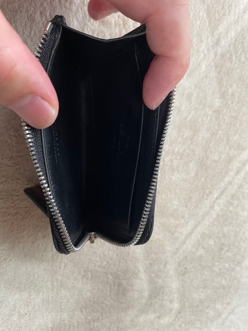 ベルルッティ　カードケース　エピュール　カリグラフィ　ブラウン