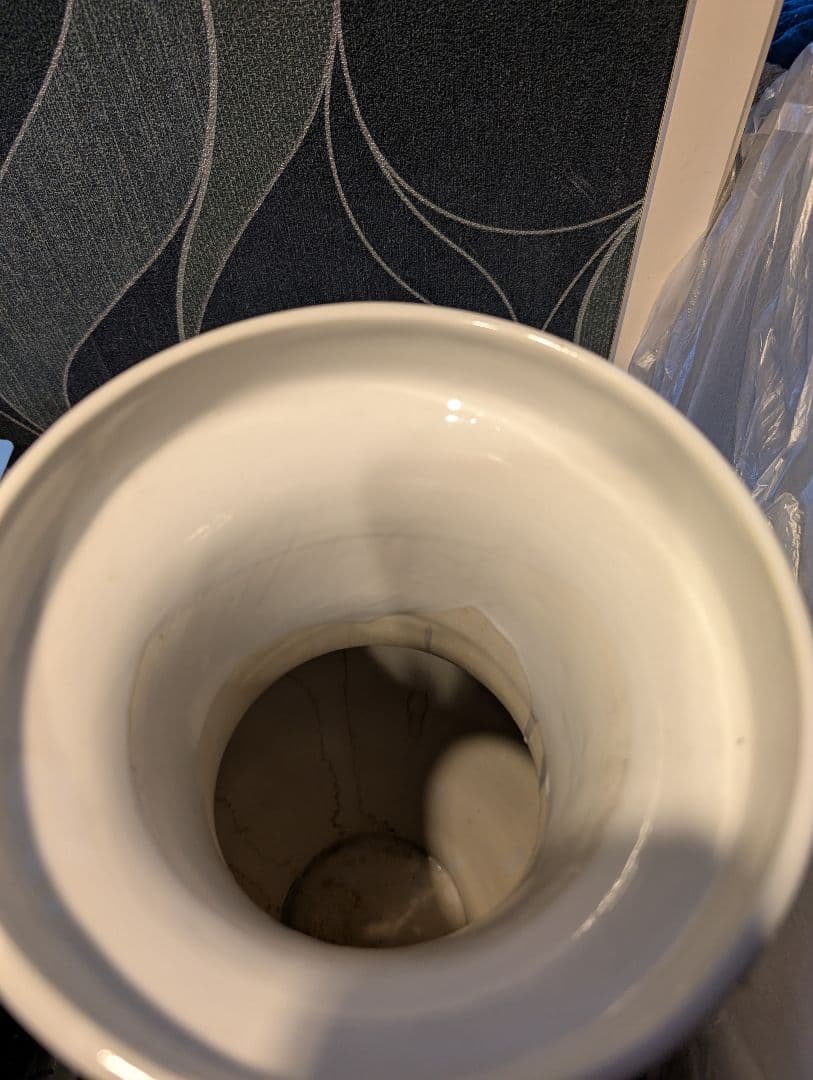 特大花瓶 置物 飾り インテリア アンティーク 花鳥 高さ62cm