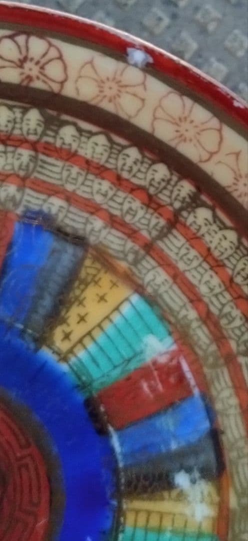 アンティーク　オールドジャパン　千人顔　金彩　ラスター彩　お皿12枚セット