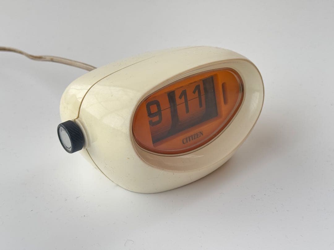 CITIZIN 昭和レトロ 置時計 パタパタ時計 動作品 ミッドセンチュリー