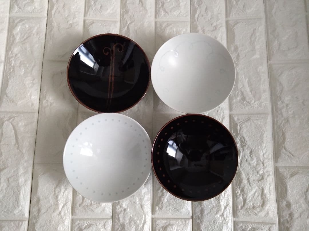 白山陶器　平茶碗　未使用　10枚セット　波佐見焼