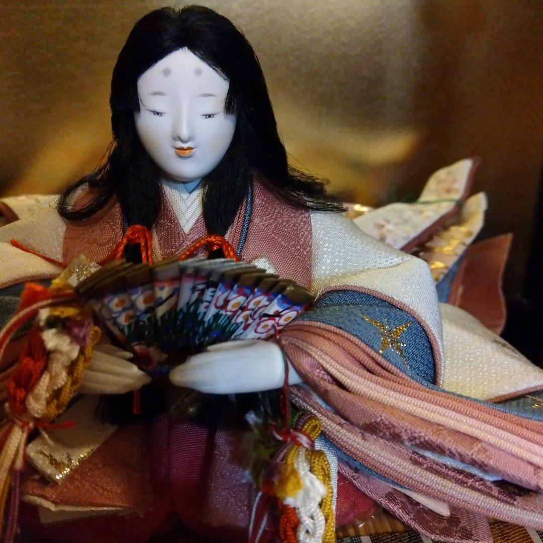 雛人形 伝統的な雛祭り用　江戸雛　市川豊玉作