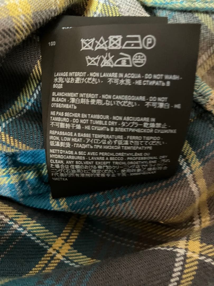 SAINT LAURENT PARIS チェックシャツ