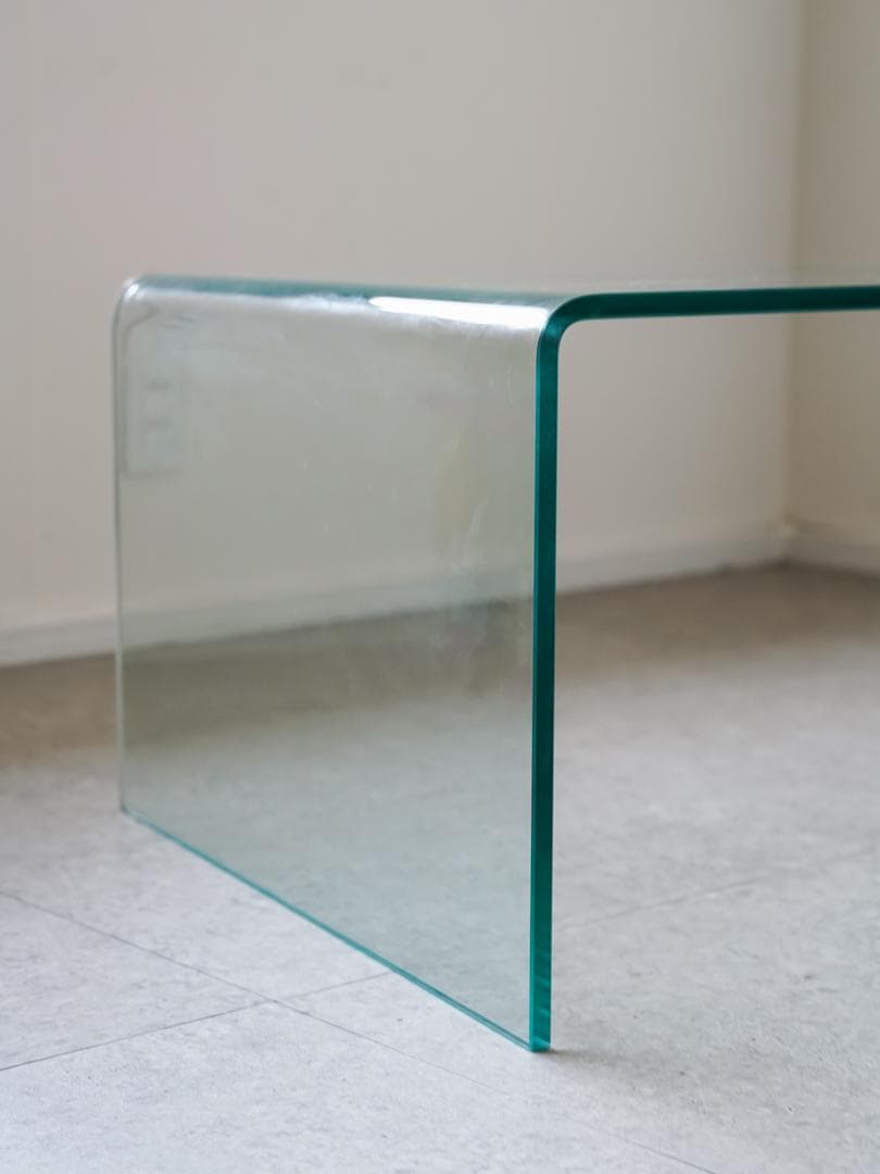 【BG】　SATURN ガラス コーヒーテーブル モダン