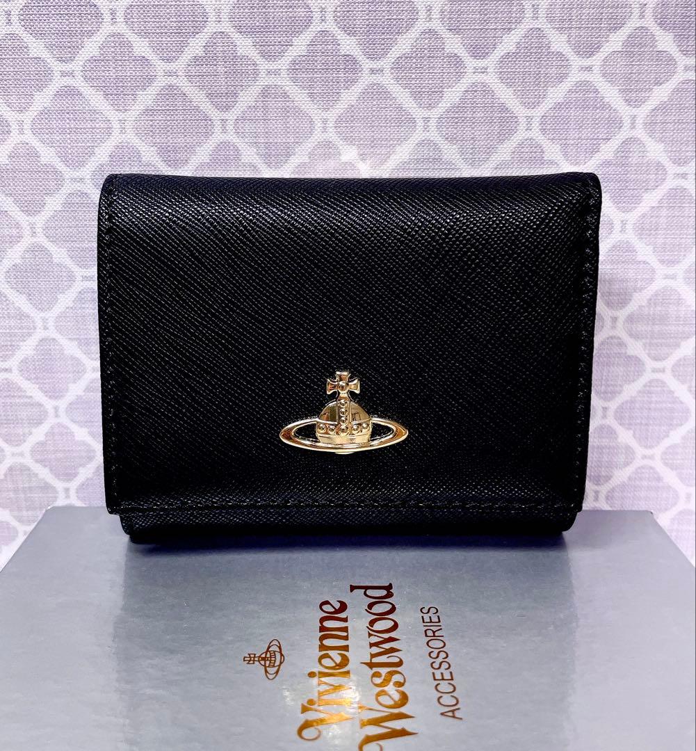 【大人気♡ショッパー付】新品 ヴィヴィアン・ウエストウッド　三折財布