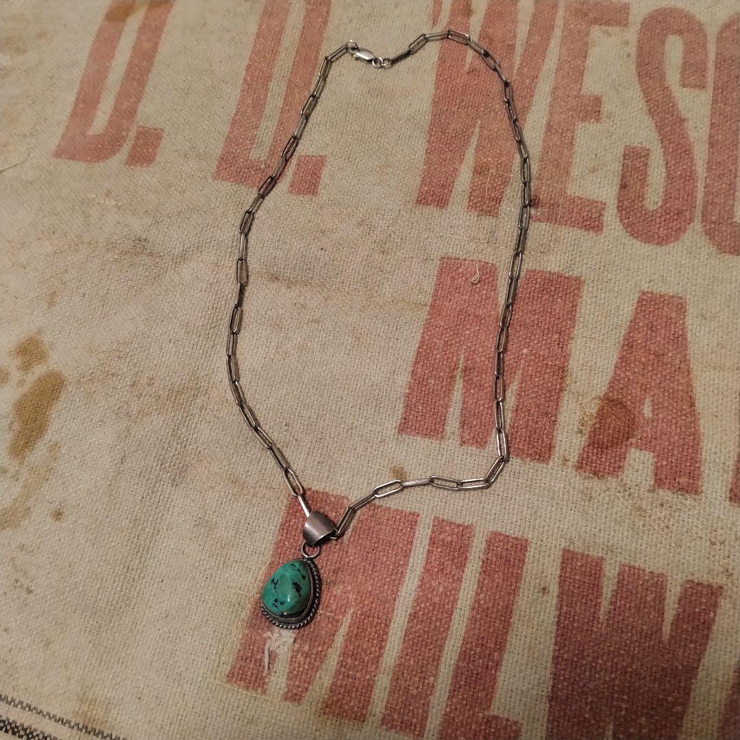 70s ヴィンテージ NAVAJO Ella Peter ターコイズ ネックレス