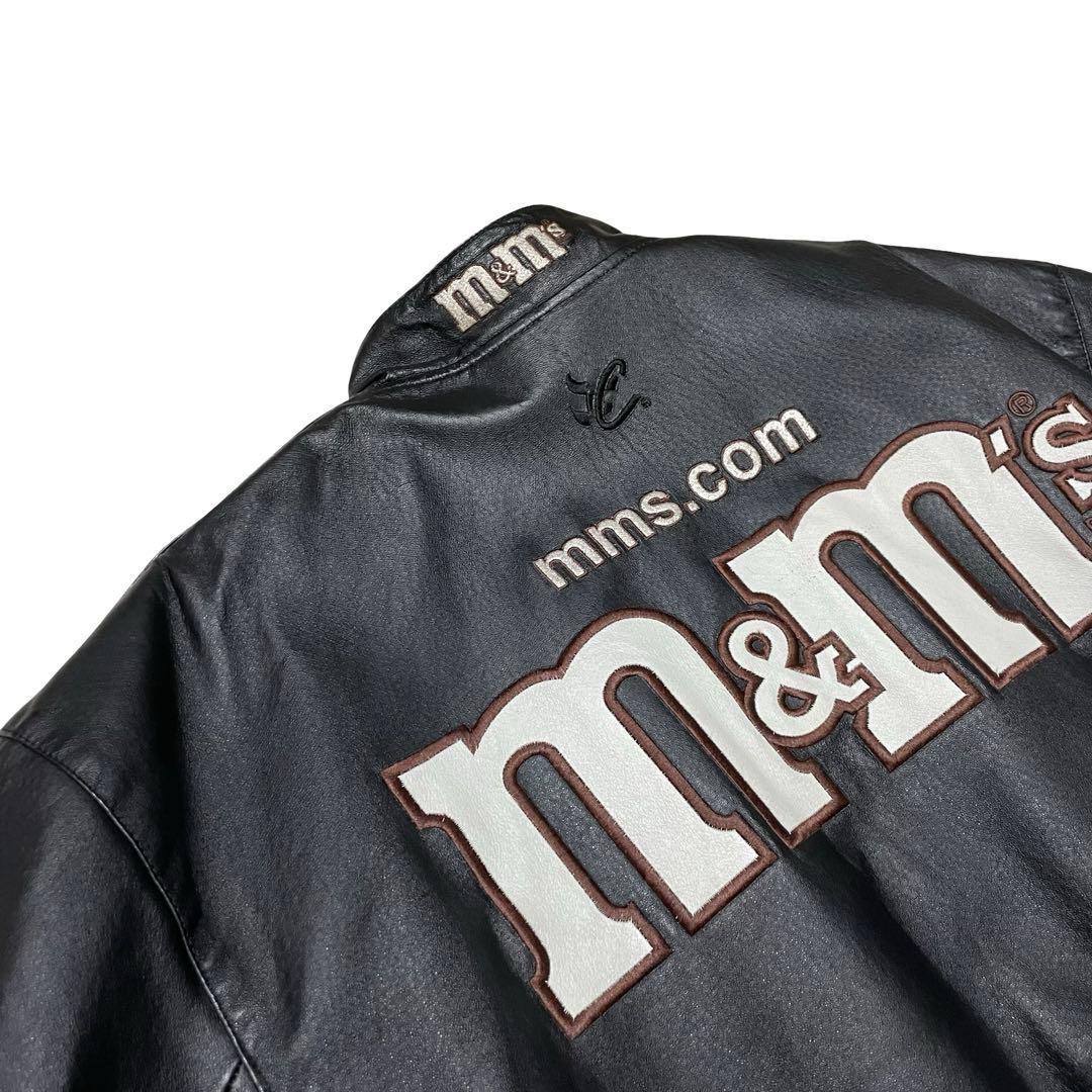 希少　 m&ms エムアンドエムズ　レザージャケット 90s 肉厚