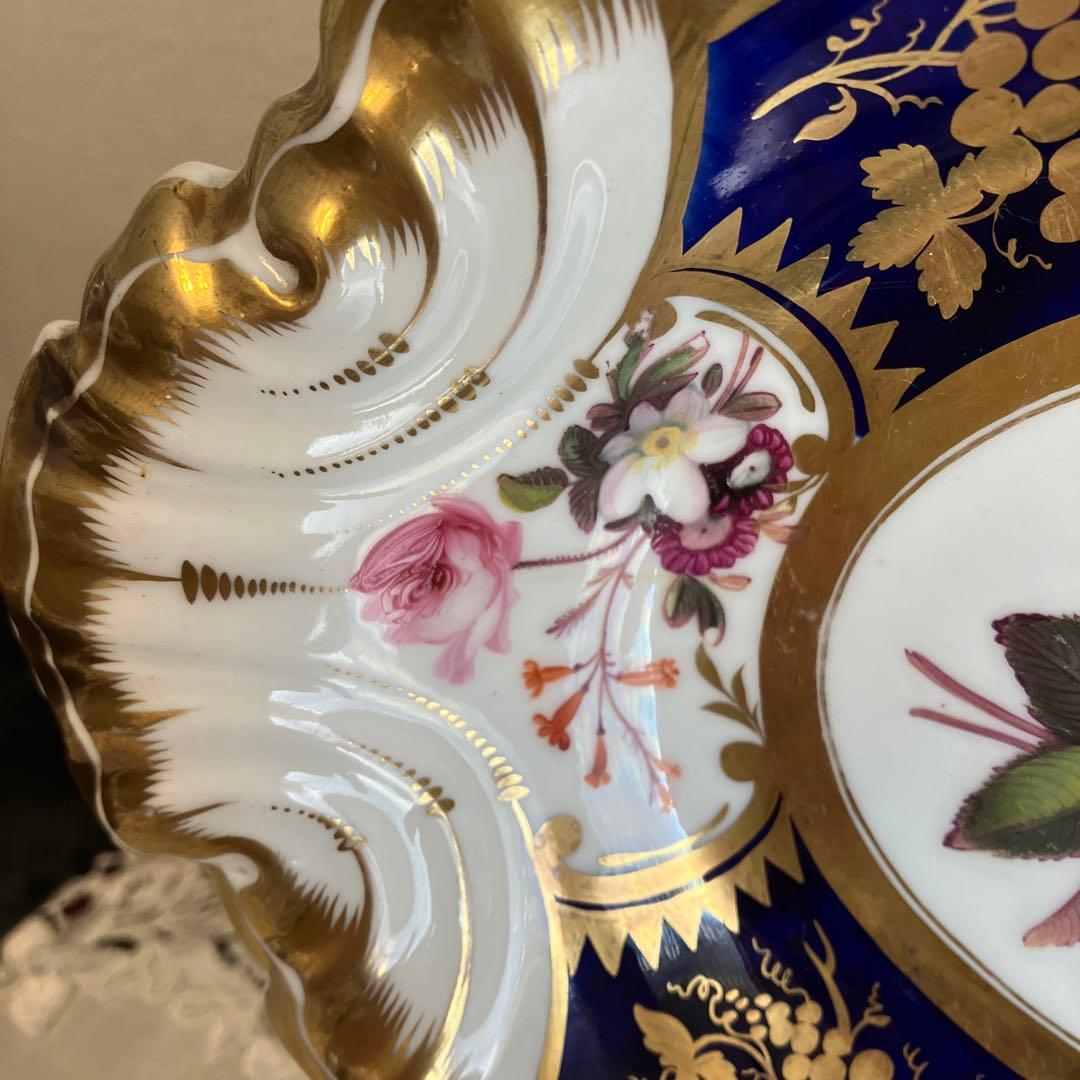 英国アンティーク　Goddenコレクション　リッジウェイ薔薇のサービスプレート