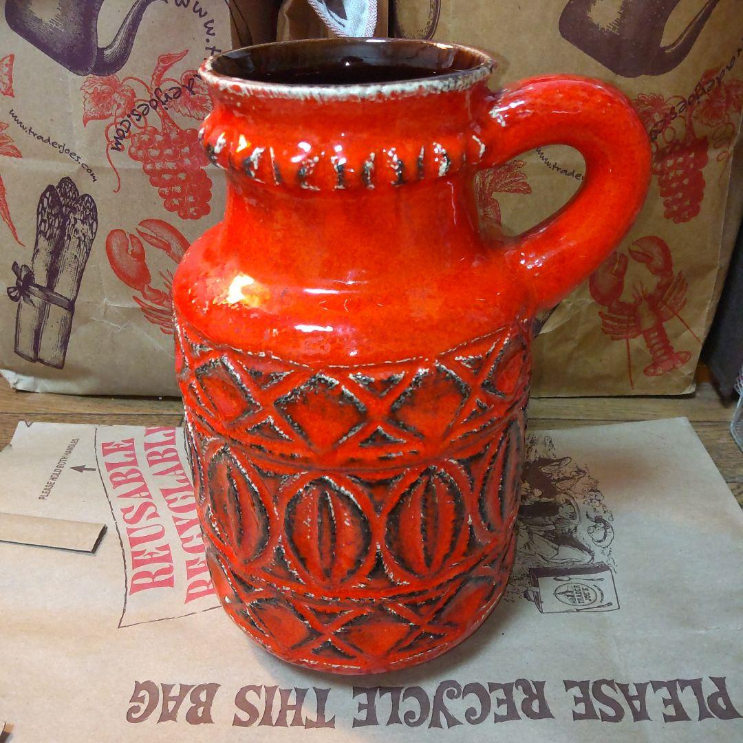 西ドイツ製 ヴィンテージ花瓶 陶器