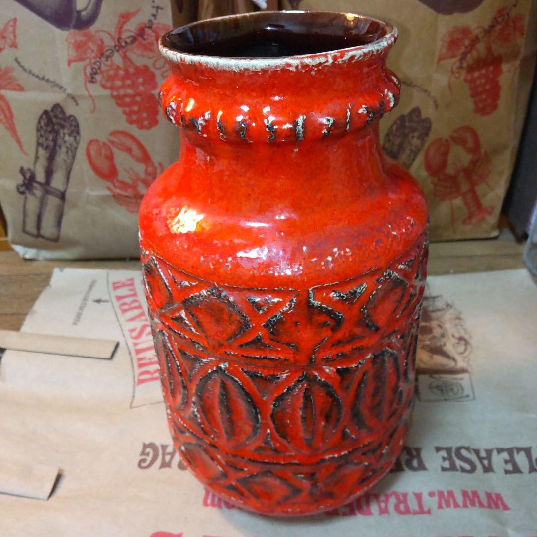 西ドイツ製 ヴィンテージ花瓶 陶器