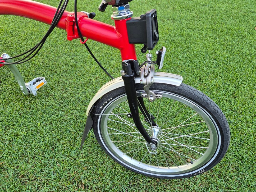 BROMPTON 2015年 M6R C Line 赤黒 6速 UK製