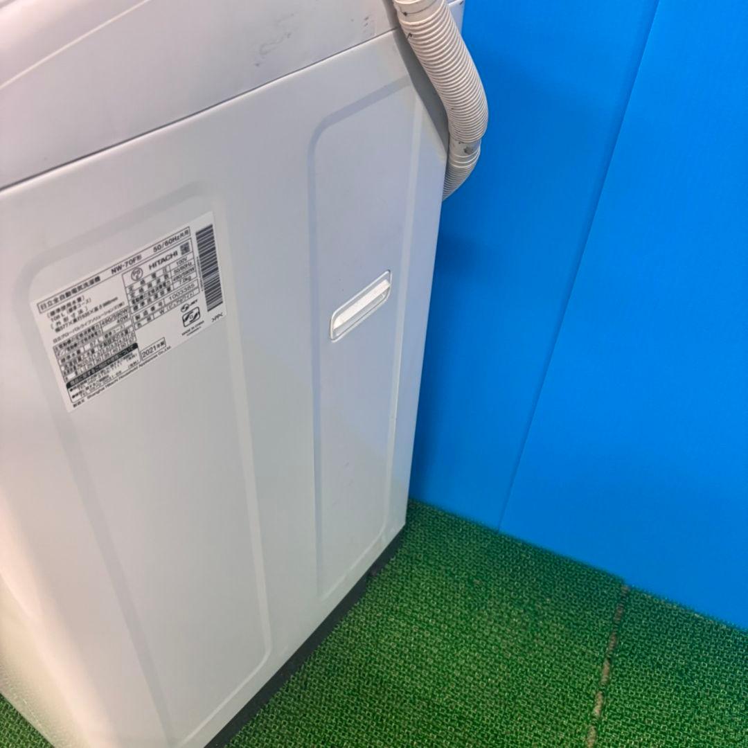 621 日立　極美品　洗濯機　7kg　一人暮らし　冷蔵庫も有　小型　半年保証付