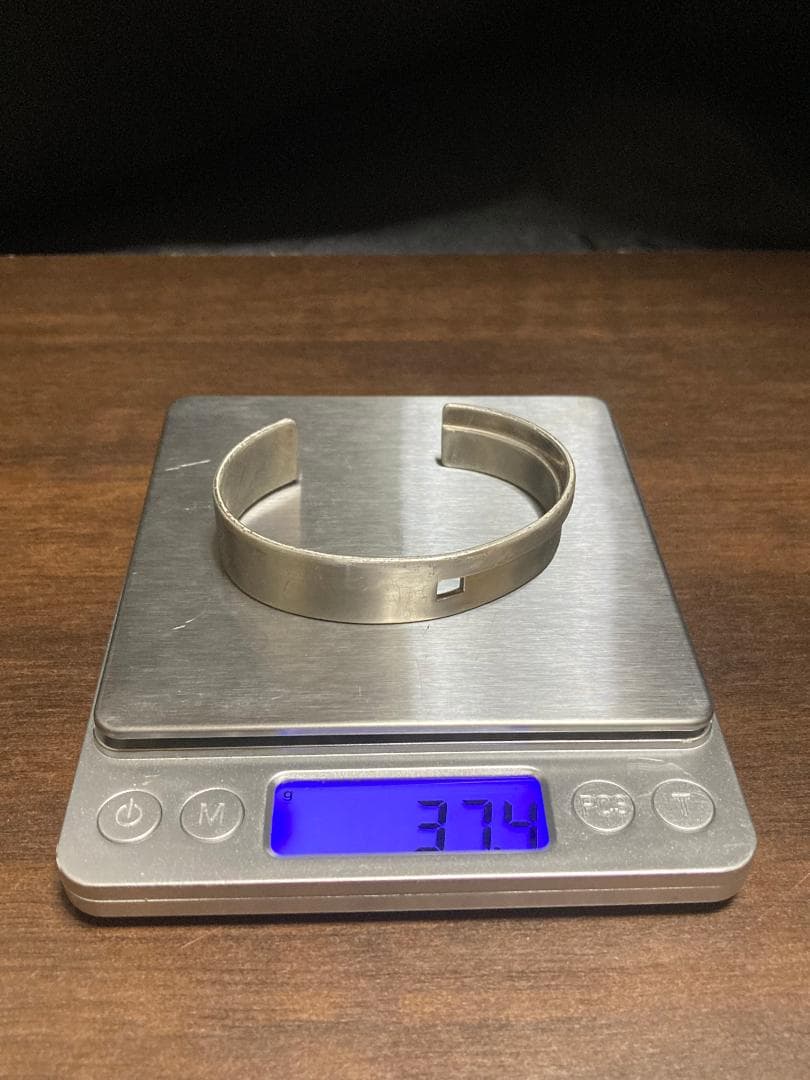 オールドグッチ ブレスレット バングル Gモチーフ スクエア モダニスト 925