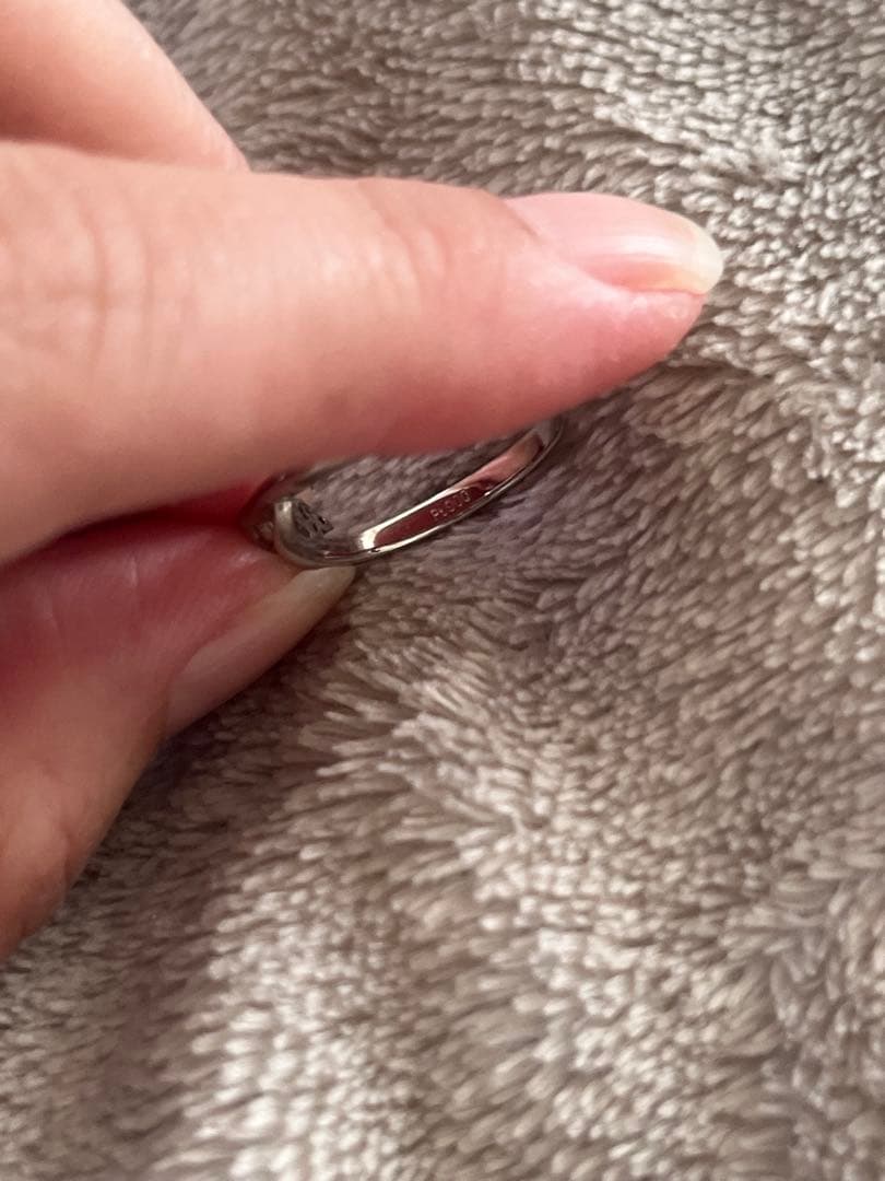 #10.5 プラチナ　ダイヤ　リング