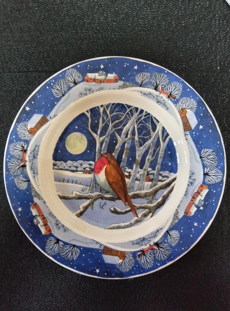 【ピノノ】EBミッドナイトロビンプレート＆クリスマスドレッサーティータオル