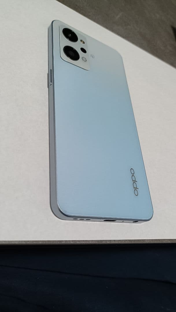 即納 SIMフリー OPPO Reno 7a ドリームブルー 美品 フィルム特典