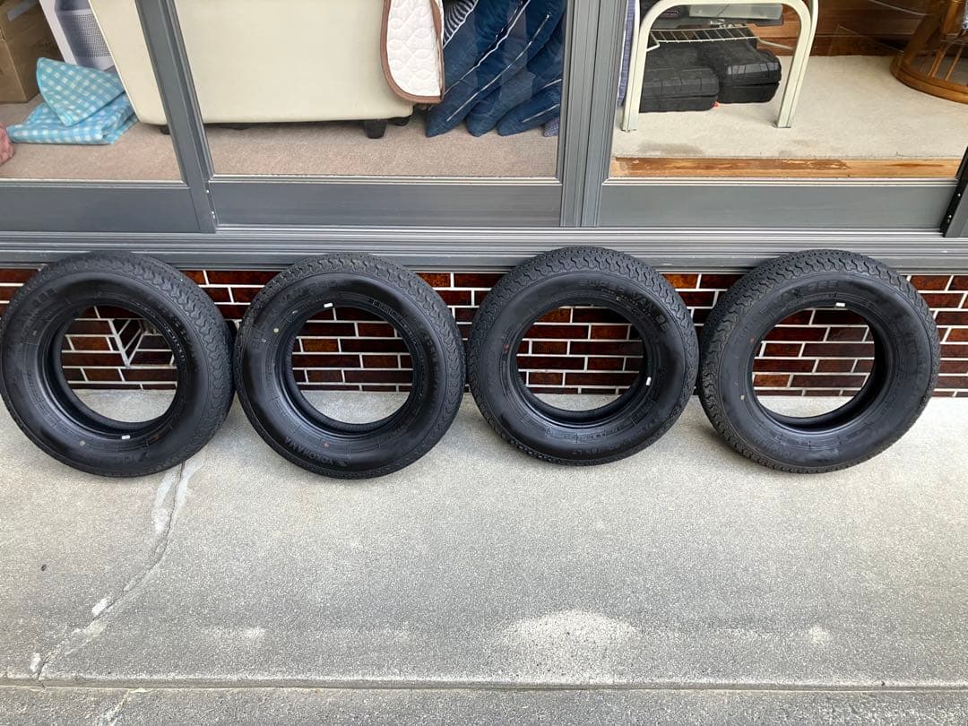 ヨコハマスーパーバン355 145/80R12 80/78N バリ山4本セット