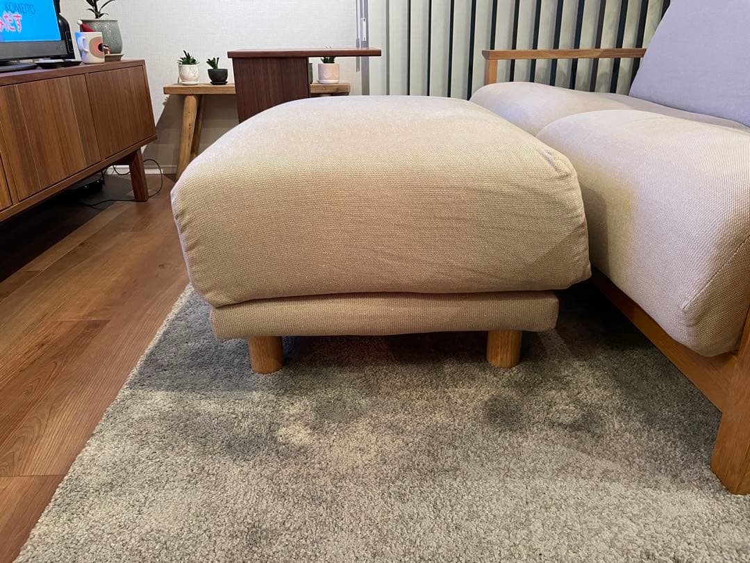 無印良品　オットマン　ウレタンポケットコイル