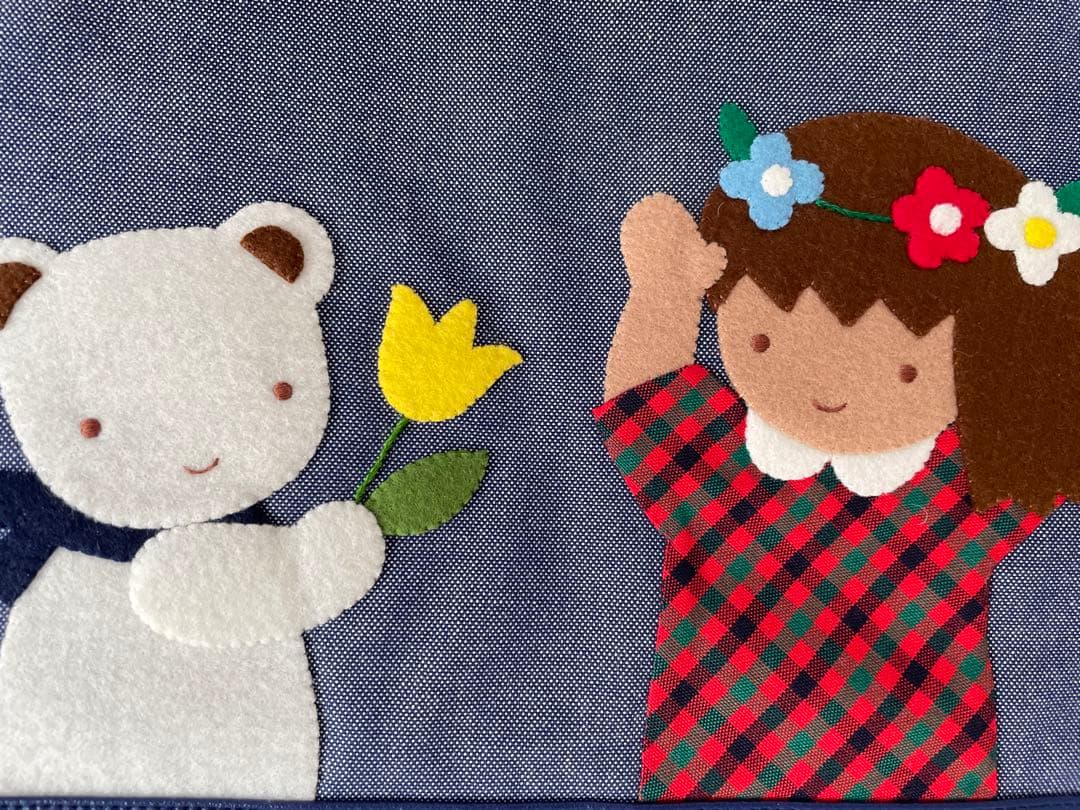 【美品】ファミリア♡デニムバッグ