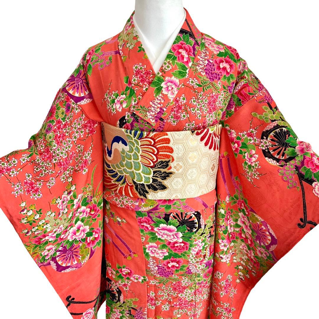 アンティーク　大人　ジュニア　子供着物　NO1