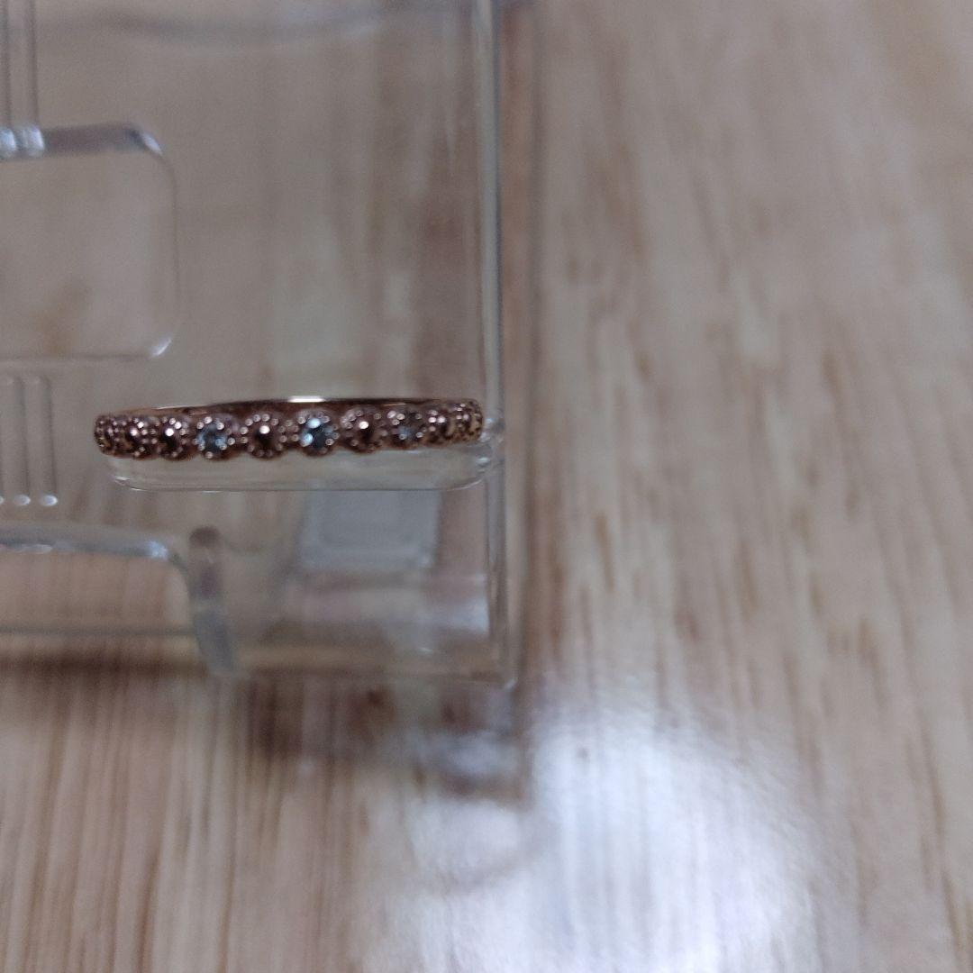 10k ストーン付きリング　１５号