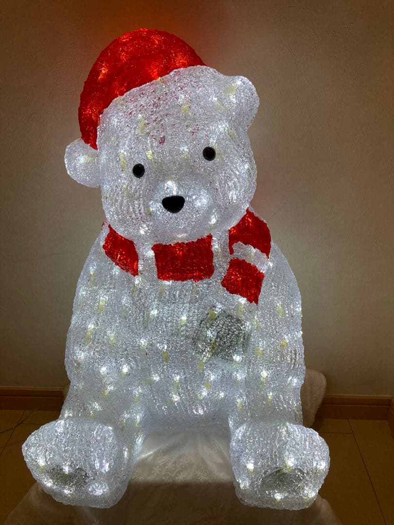 クリスマスイルミネーション　くま