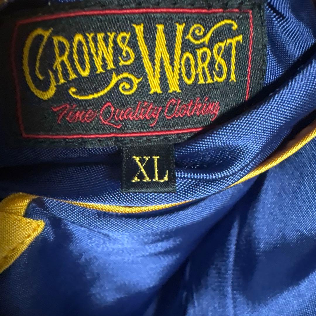 CROWS×WORST スペシャル金狼刺繍 リバーシブルスカジャン