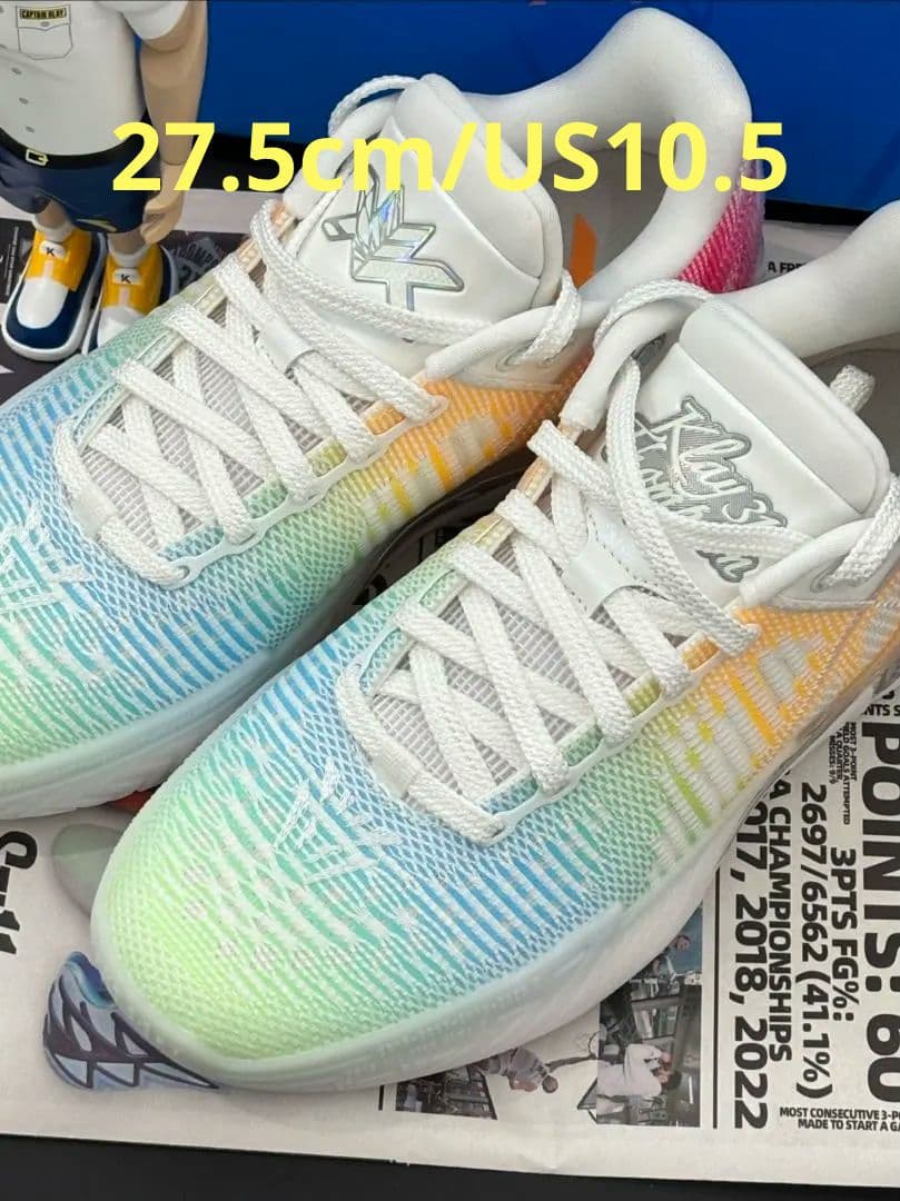 Klay Thompson11代 虹カラーバスシューズ27.5cm/US10.5