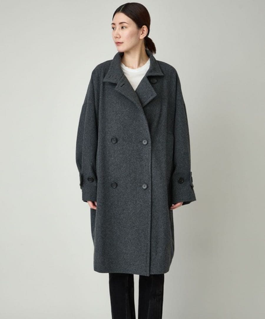 日曜値下げ！Curensologyカレンソロジーメルトンスタンドカラーコート