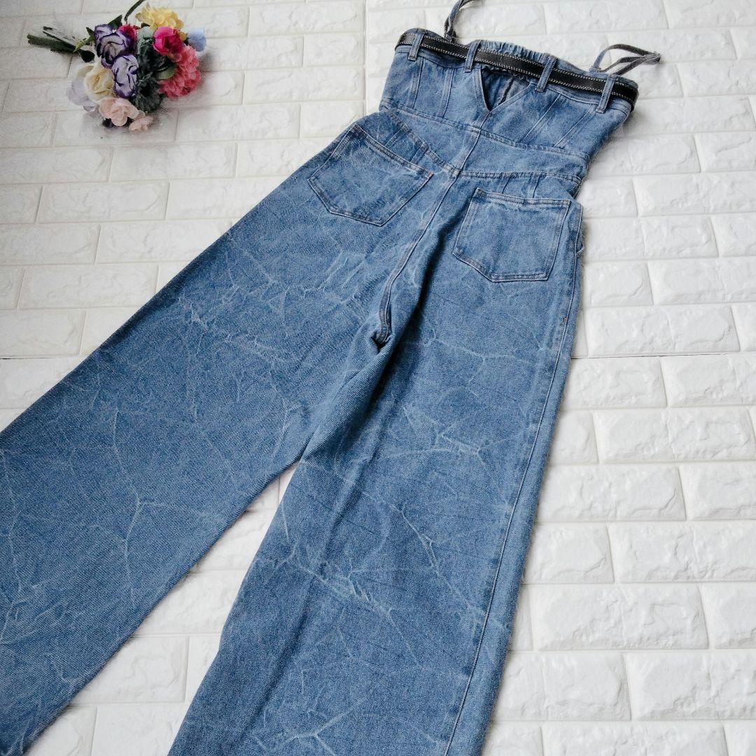 KONAR♪　メゾンスペシャル デニム オールインワン 2点