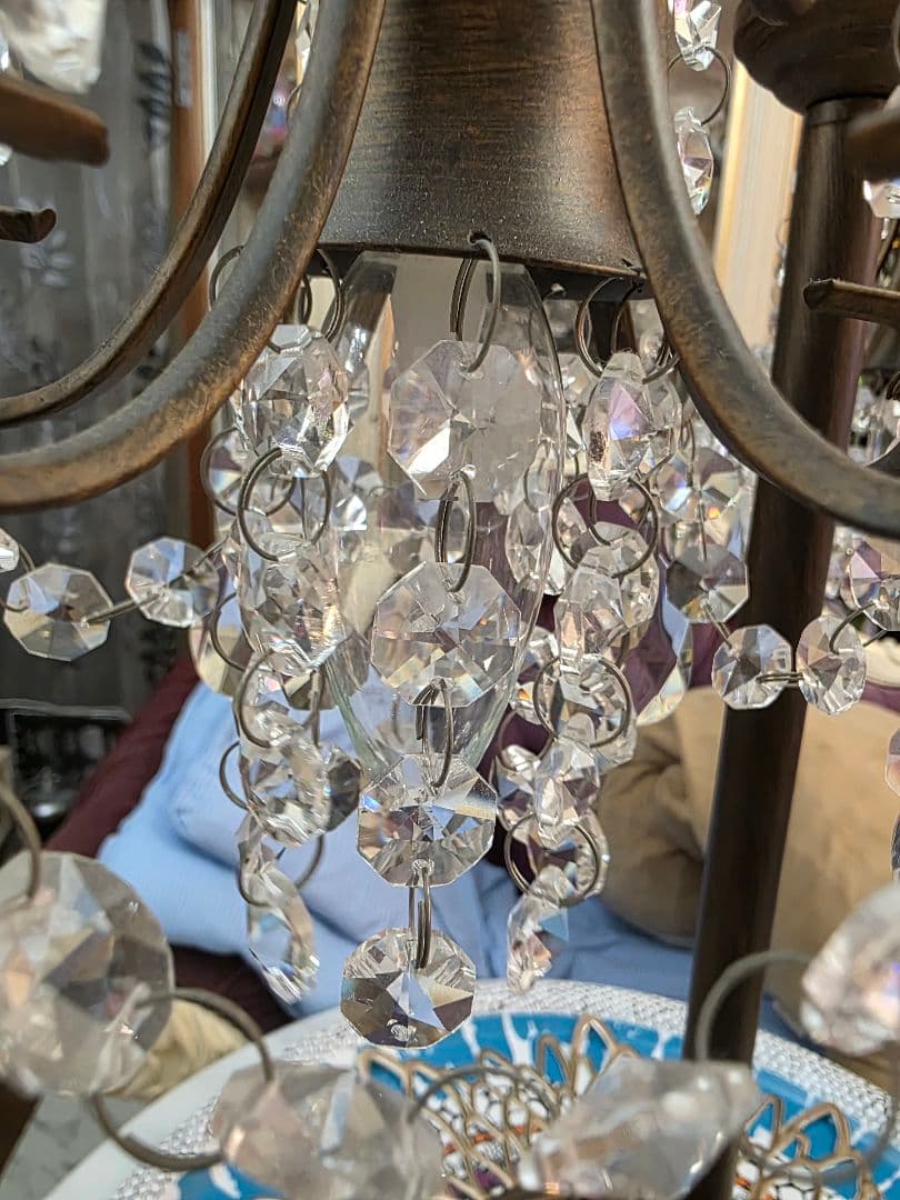 シャンデリアテーブルランプ