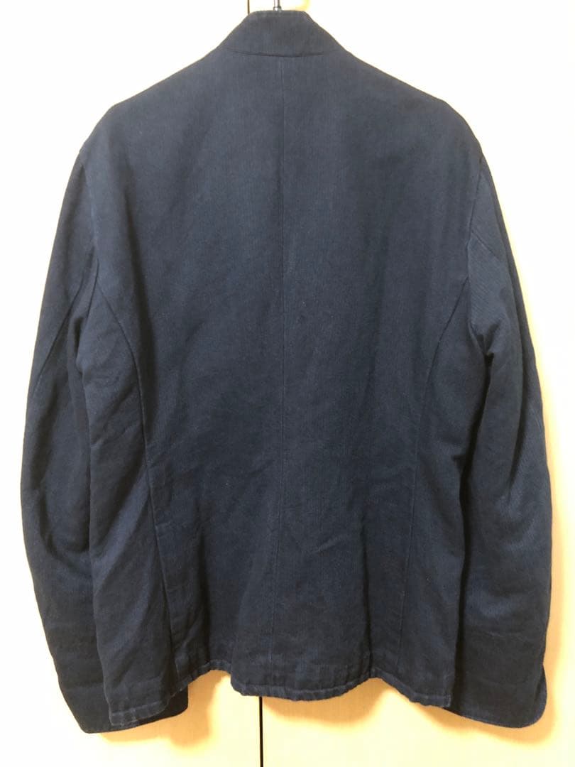 sus-sous コックジャケット　インディゴ　リネン