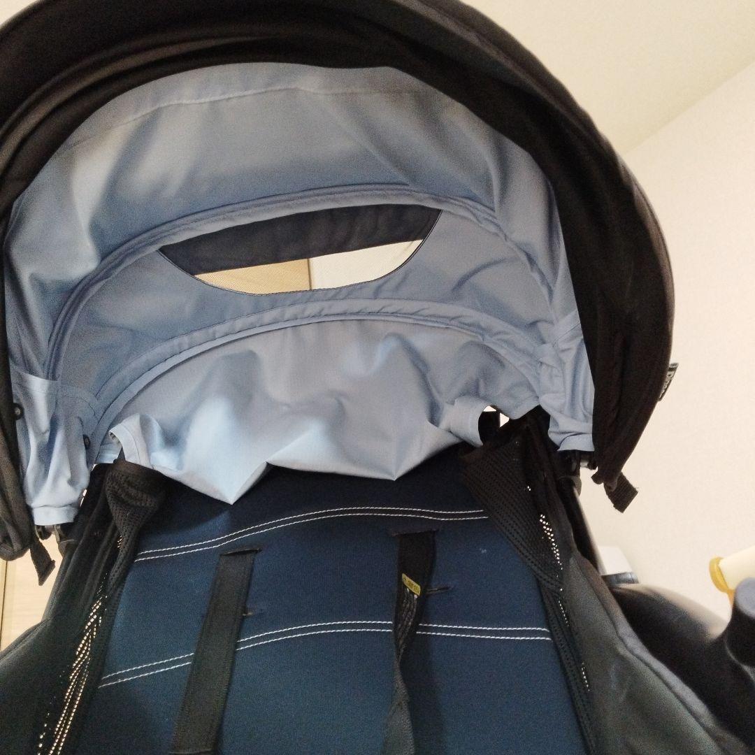 美品　ピジョン　B型ベビーカーBingle（ビングル） BB2　ネイビー