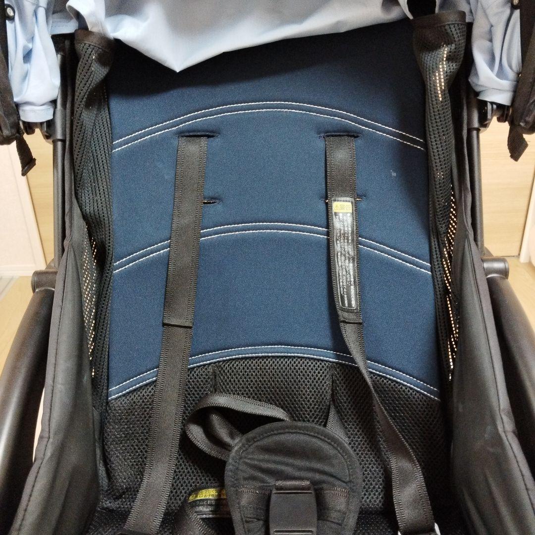 美品　ピジョン　B型ベビーカーBingle（ビングル） BB2　ネイビー