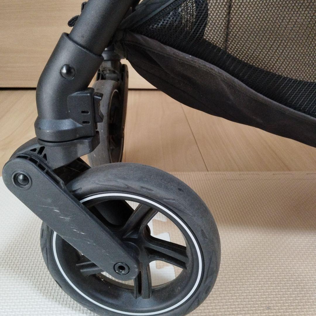 美品　ピジョン　B型ベビーカーBingle（ビングル） BB2　ネイビー