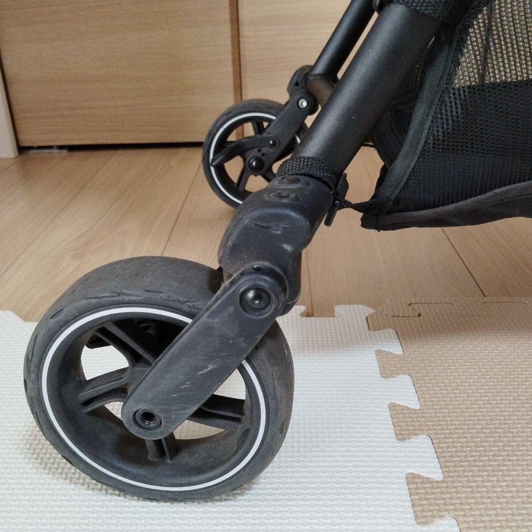 美品　ピジョン　B型ベビーカーBingle（ビングル） BB2　ネイビー