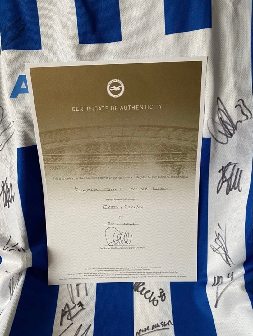 ウェア Brighton & Hove Albion FC football shirt