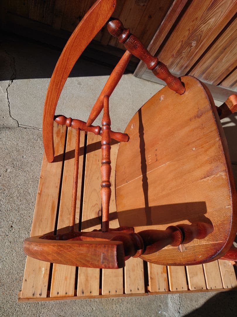 柏木工　ロッキングチェア　〚リペア済、塗装リメイク〛