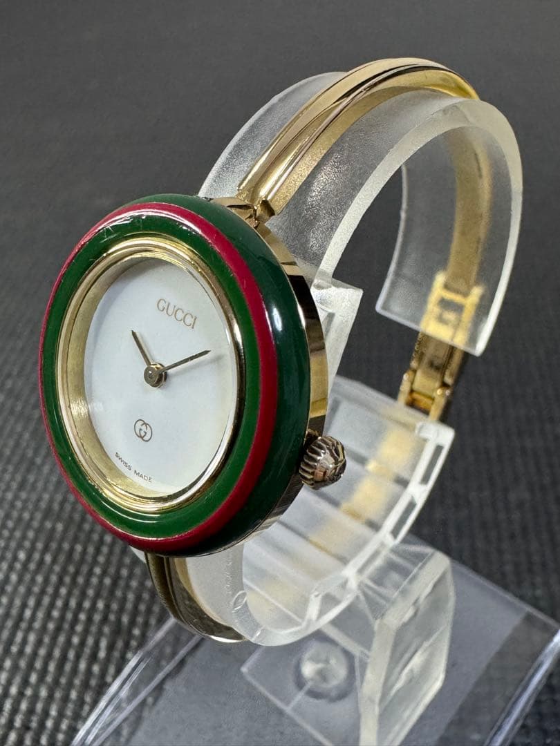 グッチ GUCCI チェンジベゼル 1100-L レディース腕時計