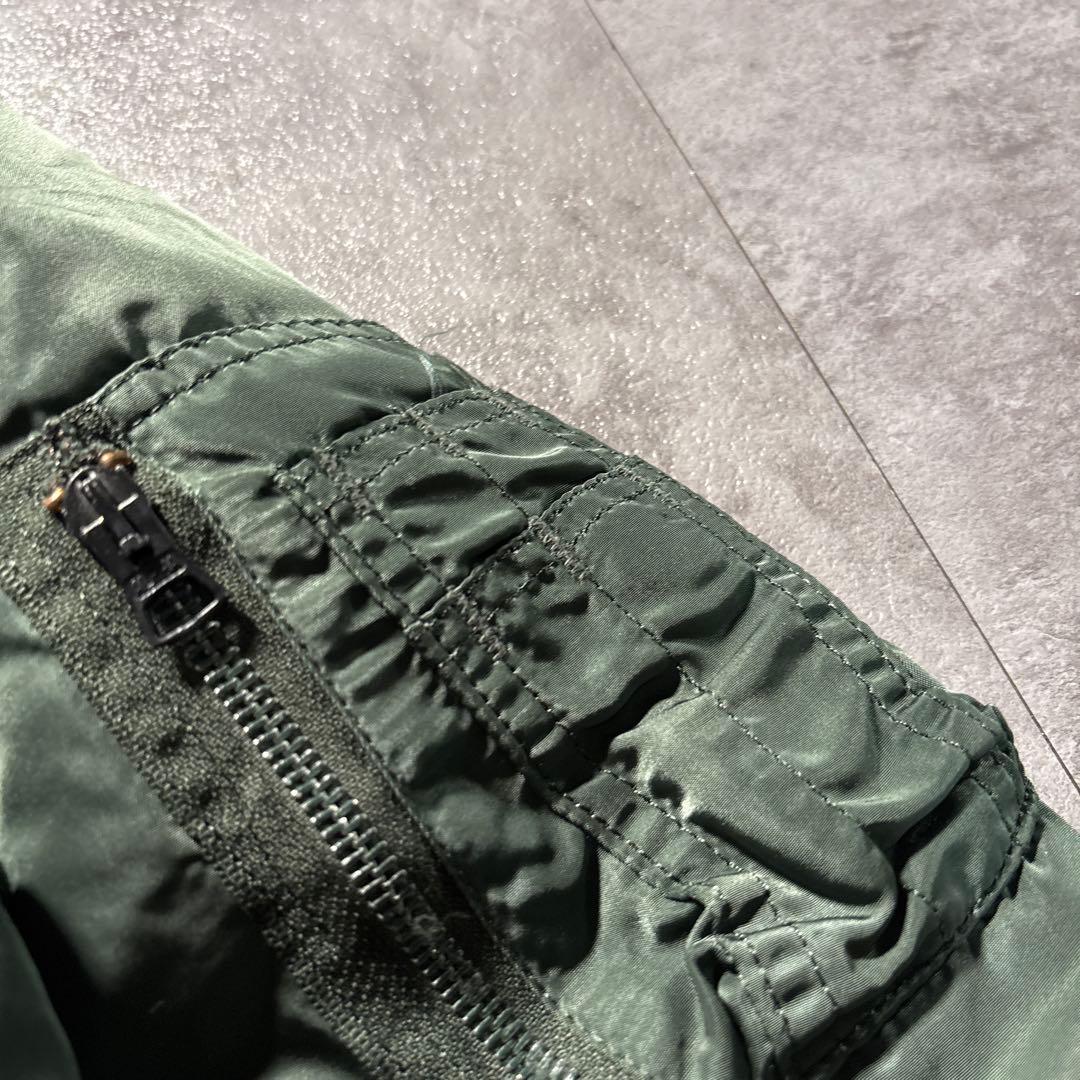 90s USA製　濃緑　alpha ma-1 reversible jkt
