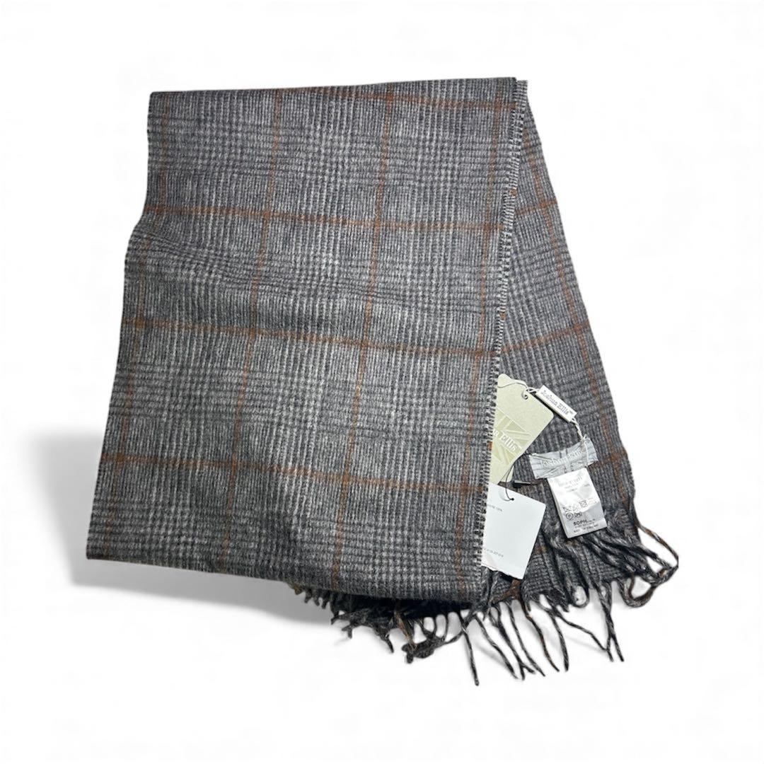 最終値下 新品タグJoshua Ellis×SOPH. カシミヤチェックマフラー