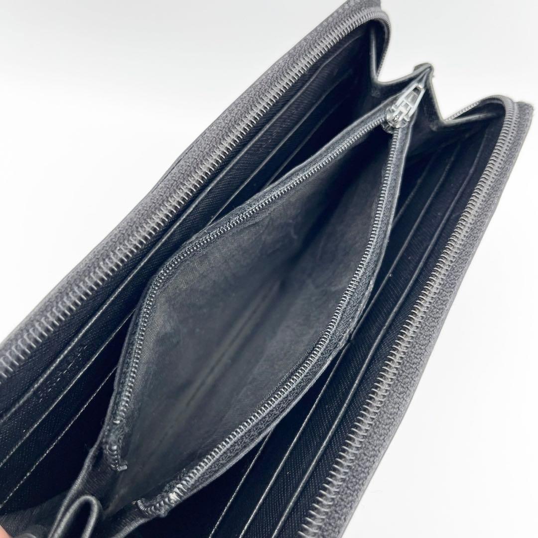 PRADA サフィアーノ ラウンドファスナー 長財布 三角ロゴ プラダ