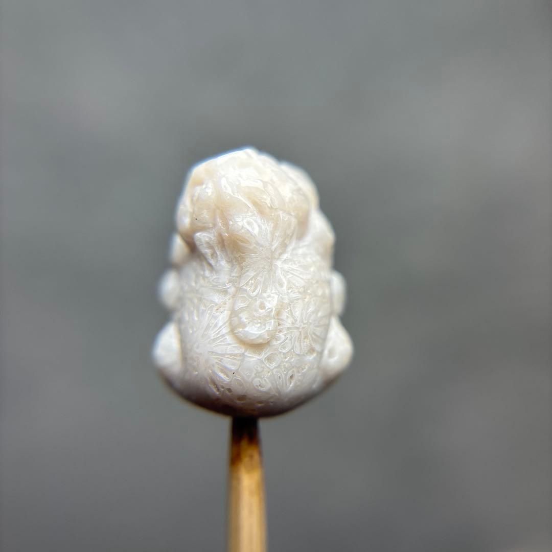 あずきちゃんフォッシルコーラル　貔貅パーツ　1-163